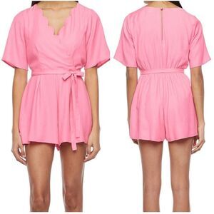 Trixxi Short Sleeve Pink Romper Playsuit | SZ XXS